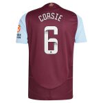 aston villa wsl adidas home authentic shirt 2024-25 with corsie 6 printing Collection - Official Aston Villa Shirts & Jerseys