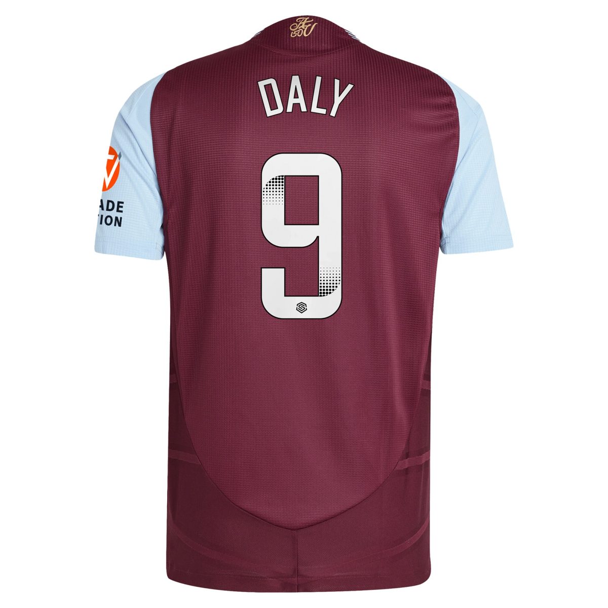 aston villa wsl adidas home authentic shirt 2024-25 with daly 9 printing Collection - Official Aston Villa Shirts & Jerseys