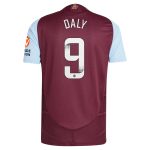 aston villa wsl adidas home authentic shirt 2024-25 with daly 9 printing Collection - Official Aston Villa Shirts & Jerseys