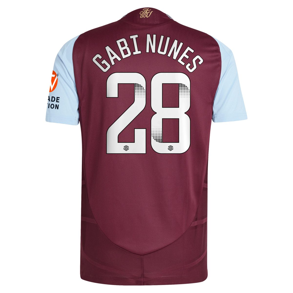 aston villa wsl adidas home authentic shirt 2024-25 with gabi nunes 28 printing Collection - Official Aston Villa Shirts & Jerseys