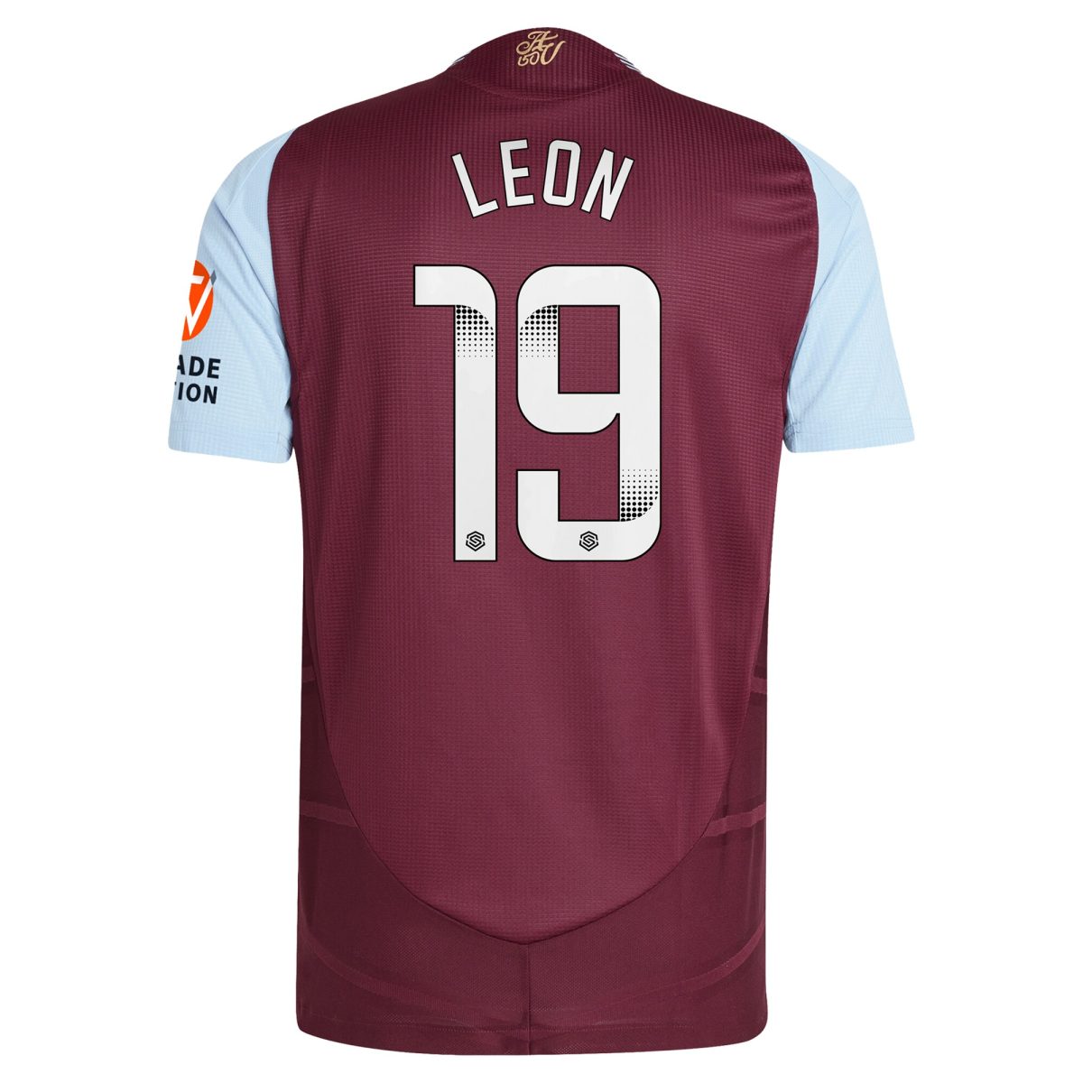 aston villa wsl adidas home authentic shirt 2024-25 with leon 19 printing Collection - Official Aston Villa Shirts & Jerseys