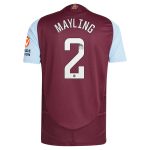 aston villa wsl adidas home authentic shirt 2024-25 with mayling 2 printing Collection - Official Aston Villa Shirts & Jerseys