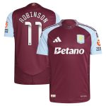 aston villa wsl adidas home authentic shirt 2024-25 with robinson 11 printing Collection - Official Aston Villa Shirts & Jerseys