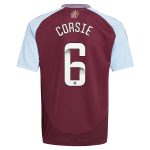 aston villa wsl adidas home shirt 2024-25 – kids with corsie 6 printing Collection - Official Aston Villa Shirts & Jerseys
