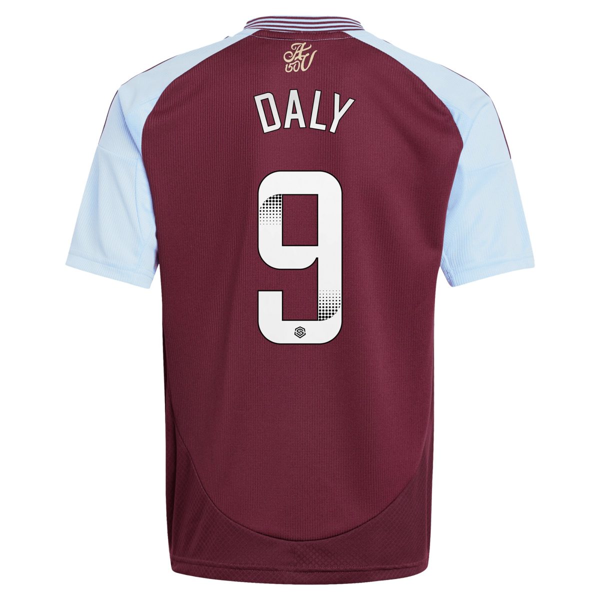 aston villa wsl adidas home shirt 2024-25 – kids with daly 9 printing Collection - Official Aston Villa Shirts & Jerseys