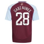 aston villa wsl adidas home shirt 2024-25 – kids with gabi nunes 28 printing Collection - Official Aston Villa Shirts & Jerseys