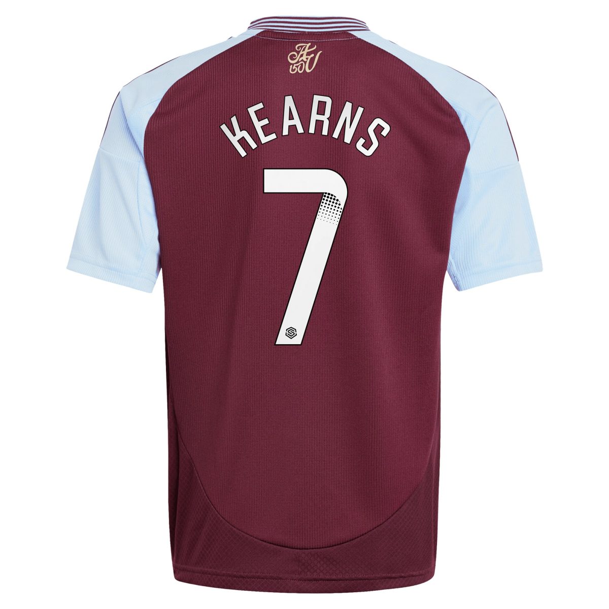 aston villa wsl adidas home shirt 2024-25 – kids with kearns 7 printing Collection - Official Aston Villa Shirts & Jerseys