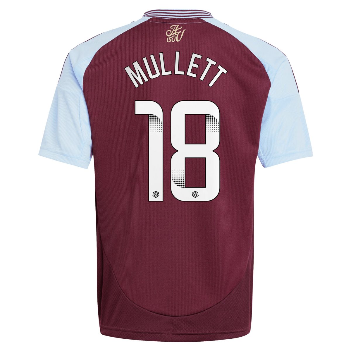aston villa wsl adidas home shirt 2024-25 – kids with mullett 18 printing Collection - Official Aston Villa Shirts & Jerseys