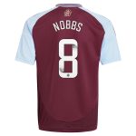aston villa wsl adidas home shirt 2024-25 – kids with nobbs 8 printing Collection - Official Aston Villa Shirts & Jerseys