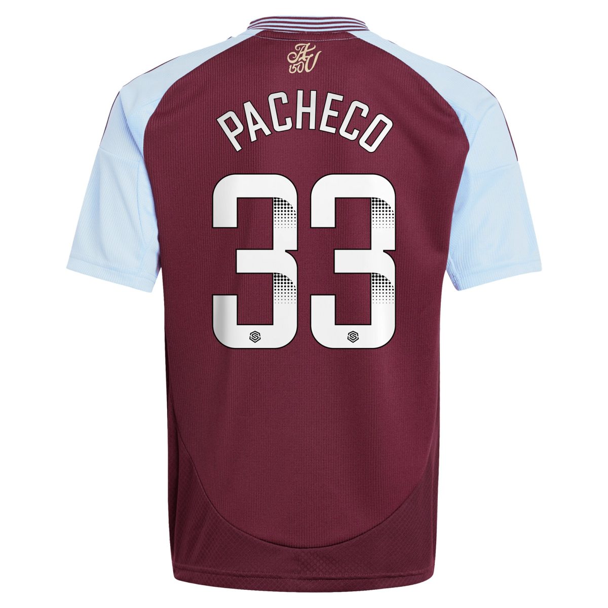 aston villa wsl adidas home shirt 2024-25 – kids with pacheco 33 printing Collection - Official Aston Villa Shirts & Jerseys