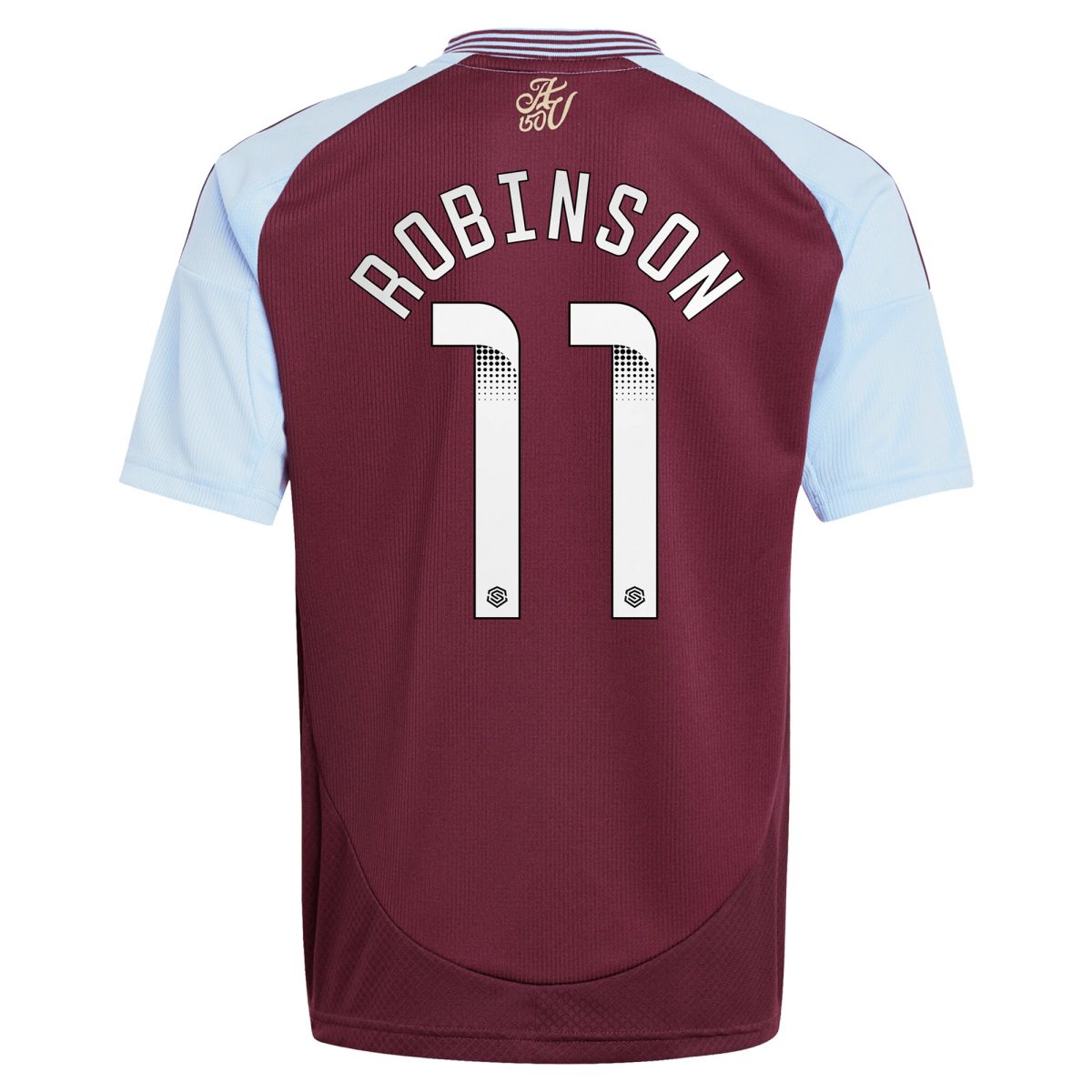 aston villa wsl adidas home shirt 2024-25 – kids with robinson 11 printing Collection - Official Aston Villa Shirts & Jerseys