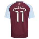 aston villa wsl adidas home shirt 2024-25 – kids with robinson 11 printing Collection - Official Aston Villa Shirts & Jerseys