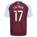 aston villa wsl adidas home shirt 2024-25 – kids with salmon 17 printing Collection - Official Aston Villa Shirts & Jerseys