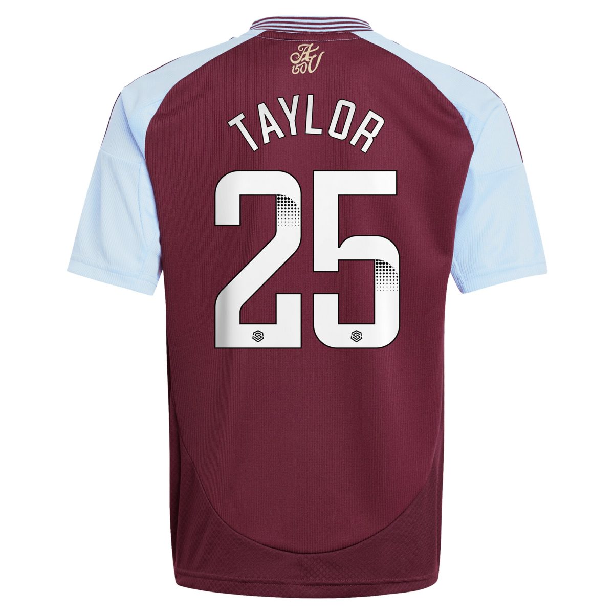 aston villa wsl adidas home shirt 2024-25 – kids with taylor 25 printing Collection - Official Aston Villa Shirts & Jerseys