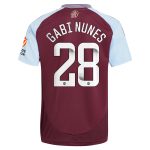 aston villa wsl adidas home shirt 2024-25 with gabi nunes 28 printing Collection - Official Aston Villa Shirts & Jerseys