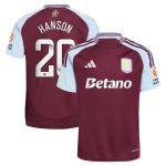 aston villa wsl adidas home shirt 2024-25 with hanson 20 printing Collection - Official Aston Villa Shirts & Jerseys