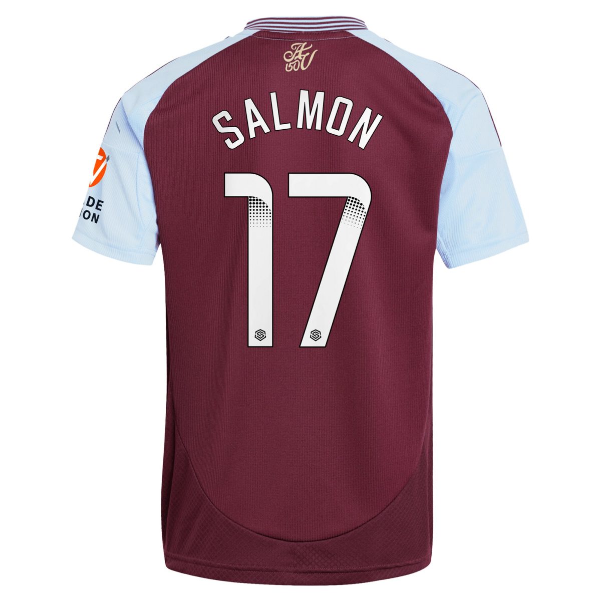 aston villa wsl adidas home shirt 2024-25 with salmon 17 printing Collection - Official Aston Villa Shirts & Jerseys