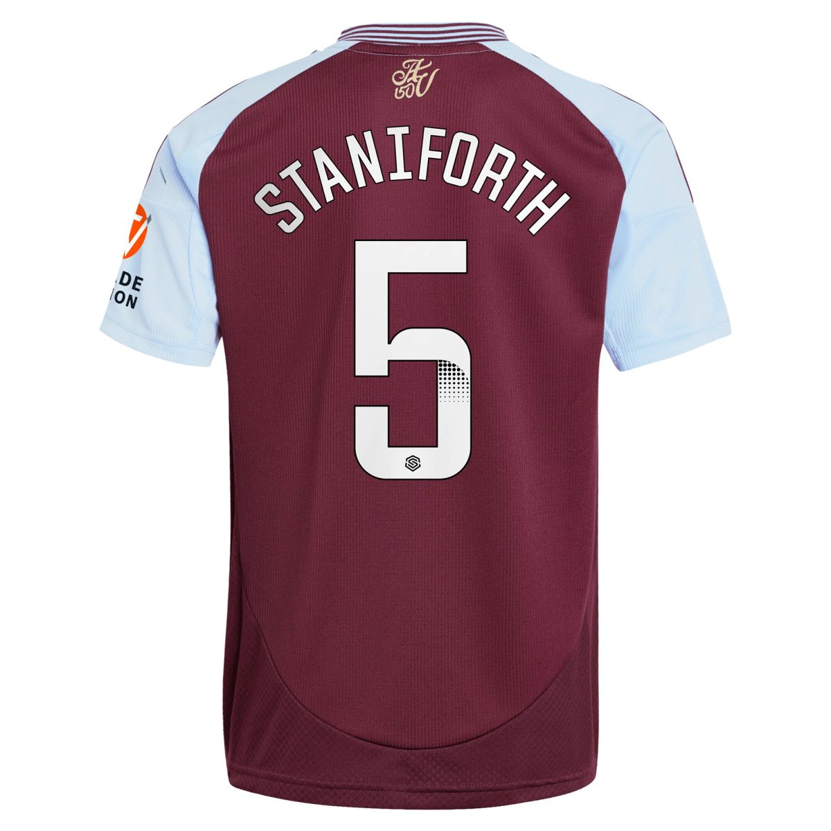aston villa wsl adidas home shirt 2024-25 with staniforth 5 printing Collection - Official Aston Villa Shirts & Jerseys