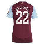 aston villa wsl adidas home shirt 2024-25 – womens with baijings 22 printing Collection - Official Aston Villa Shirts & Jerseys