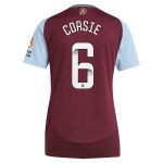 aston villa wsl adidas home shirt 2024-25 – womens with corsie 6 printing Collection - Official Aston Villa Shirts & Jerseys