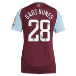 aston villa wsl adidas home shirt 2024-25 – womens with gabi nunes 28 printing Collection - Official Aston Villa Shirts & Jerseys