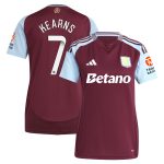 aston villa wsl adidas home shirt 2024-25 – womens with kearns 7 printing Collection - Official Aston Villa Shirts & Jerseys