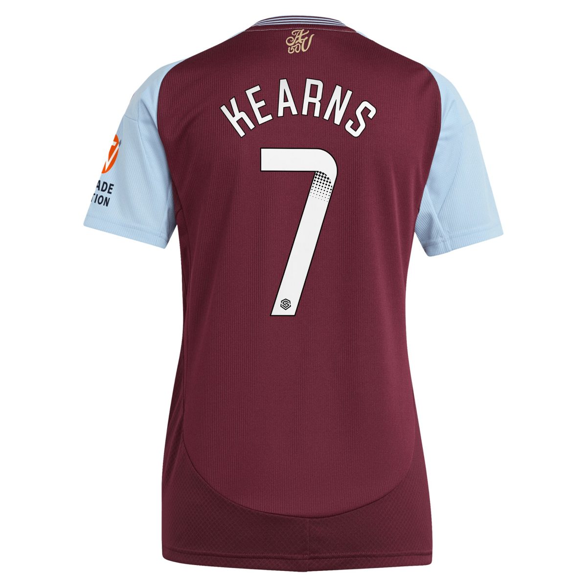 aston villa wsl adidas home shirt 2024-25 – womens with kearns 7 printing Collection - Official Aston Villa Shirts & Jerseys