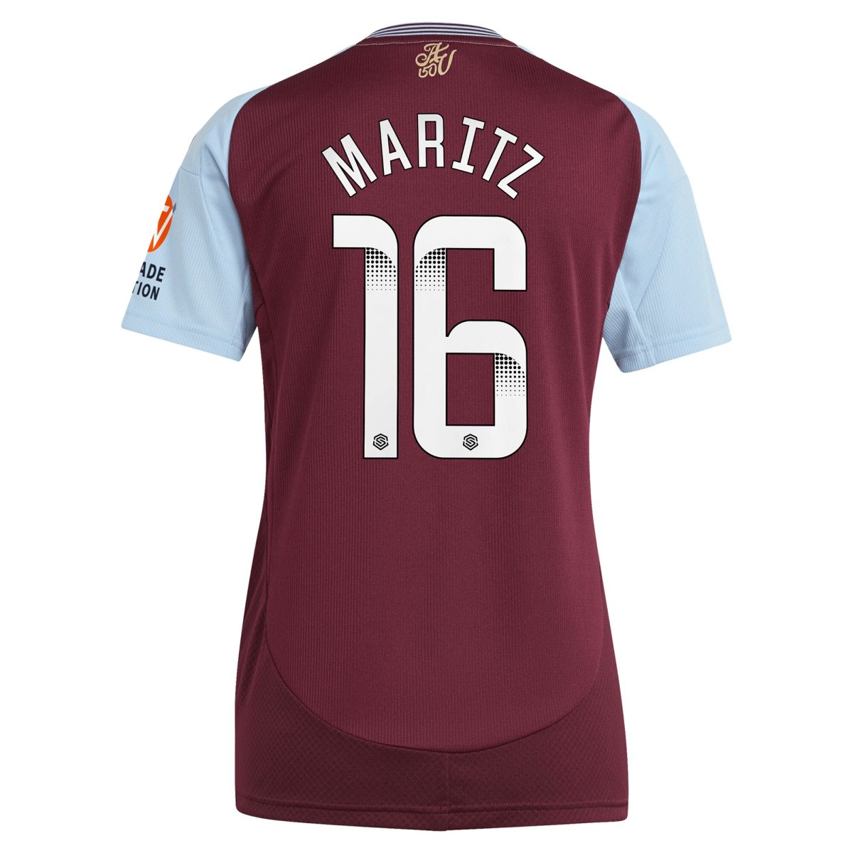 aston villa wsl adidas home shirt 2024-25 – womens with maritz 26 printing Collection - Official Aston Villa Shirts & Jerseys