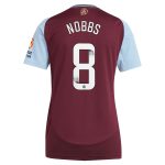 aston villa wsl adidas home shirt 2024-25 – womens with nobbs 8 printing Collection - Official Aston Villa Shirts & Jerseys