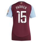 aston villa wsl adidas home shirt 2024-25 – womens with parker 15 printing Collection - Official Aston Villa Shirts & Jerseys