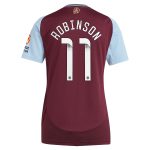 aston villa wsl adidas home shirt 2024-25 – womens with robinson 11 printing Collection - Official Aston Villa Shirts & Jerseys
