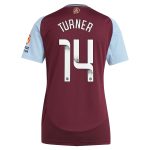 aston villa wsl adidas home shirt 2024-25 – womens with turner 14 printing Collection - Official Aston Villa Shirts & Jerseys