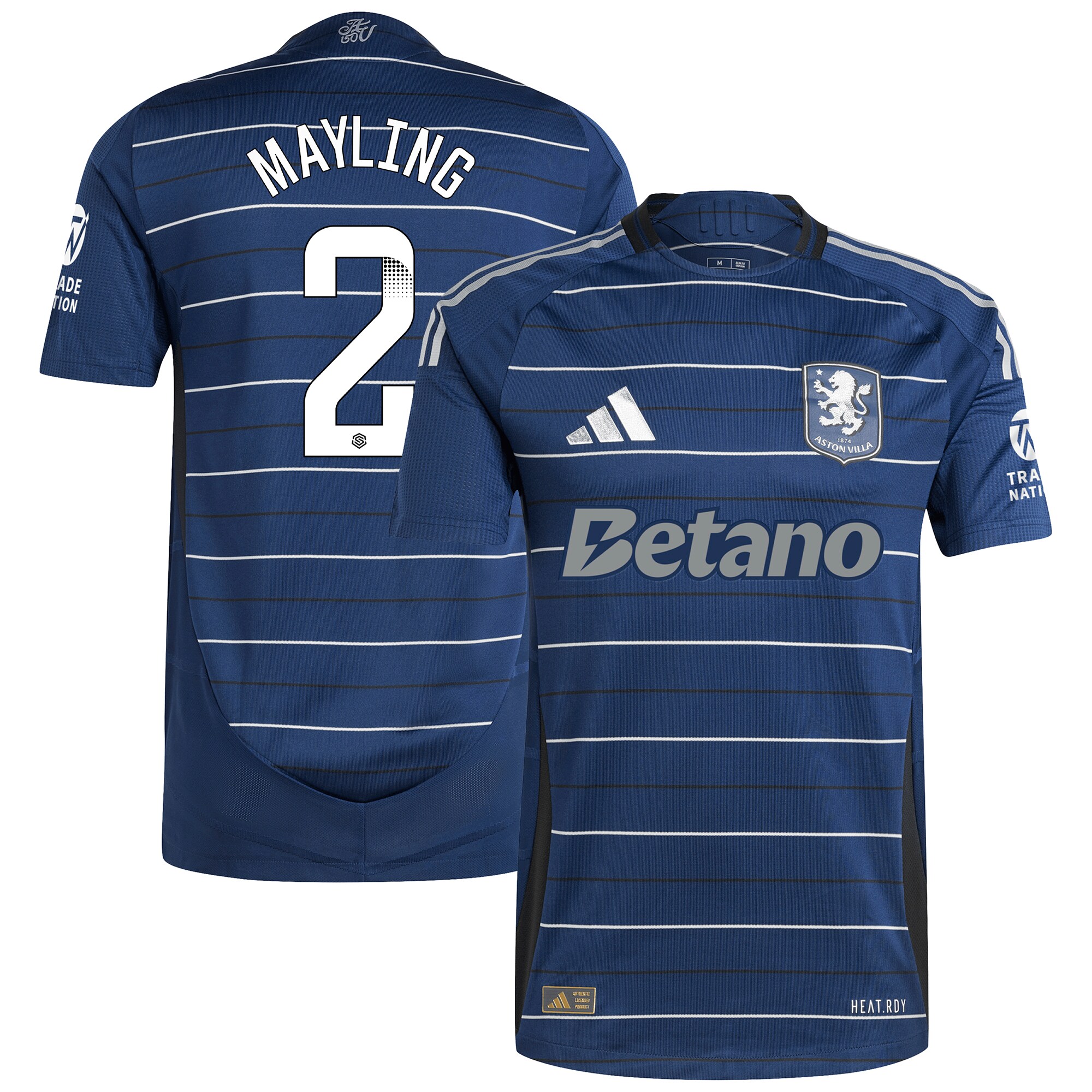 aston villa wsl adidas third authentic shirt 2024-25 with mayling 2 printing Collection - Official Aston Villa Shirts & Jerseys