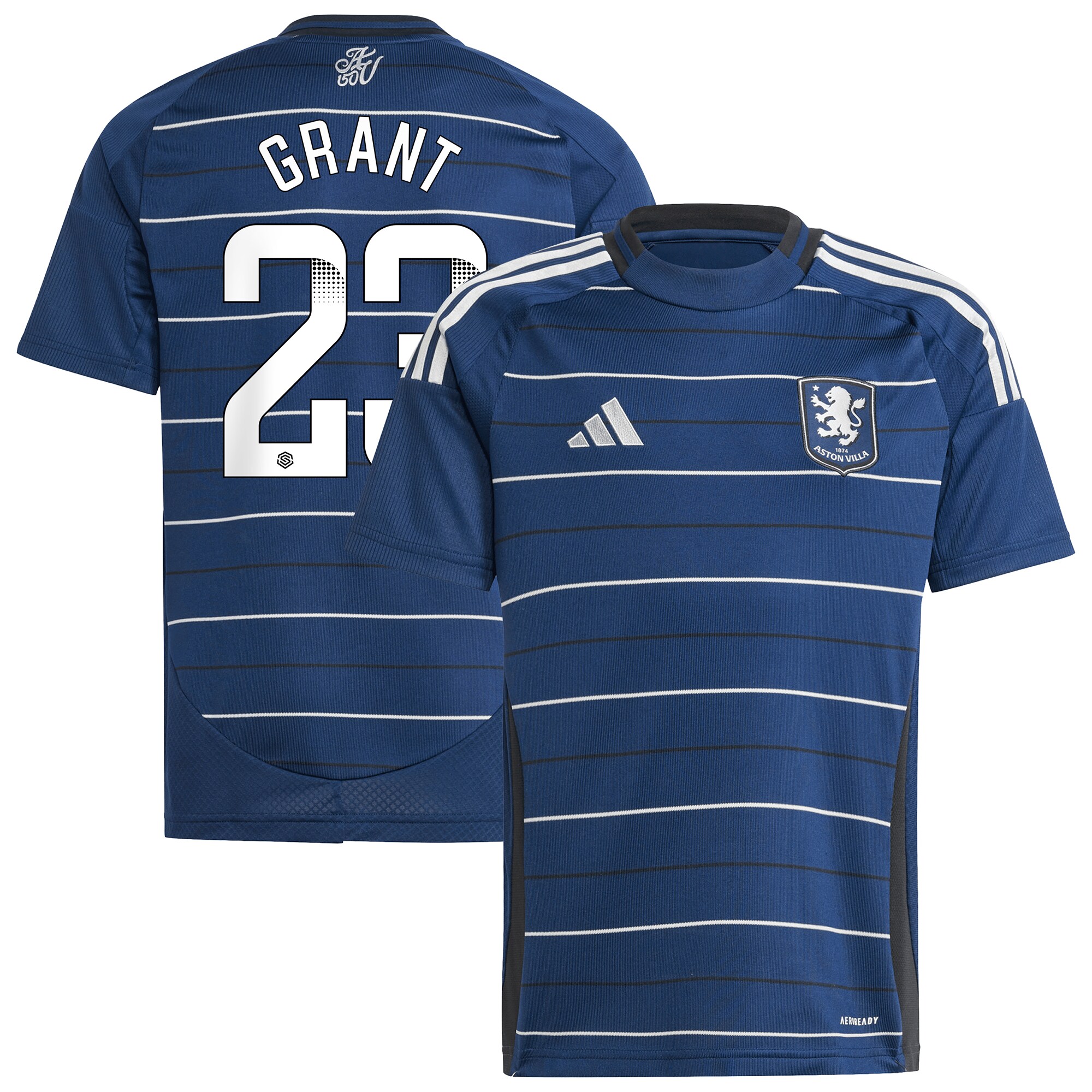 aston villa wsl adidas third shirt 2024-25 – kids with grant 23 printing Collection - Official Aston Villa Shirts & Jerseys