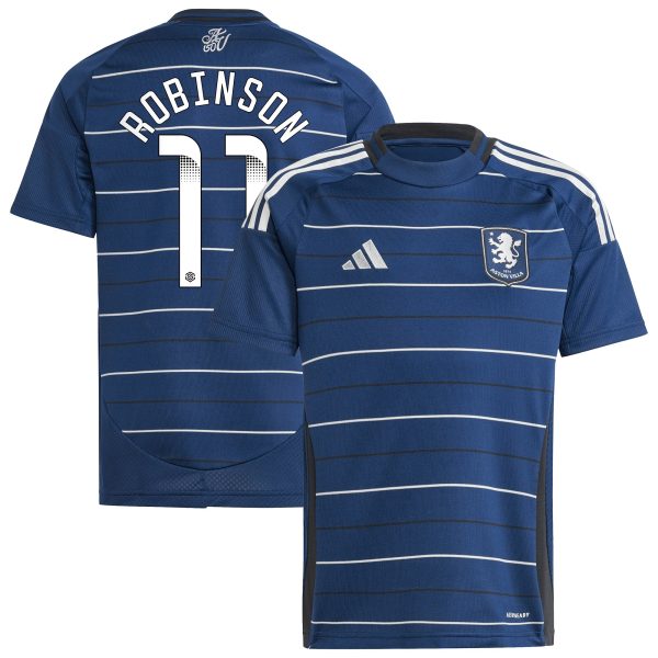 aston villa wsl adidas third shirt 2024-25 – kids with robinson 11 printing Collection - Official Aston Villa Shirts & Jerseys