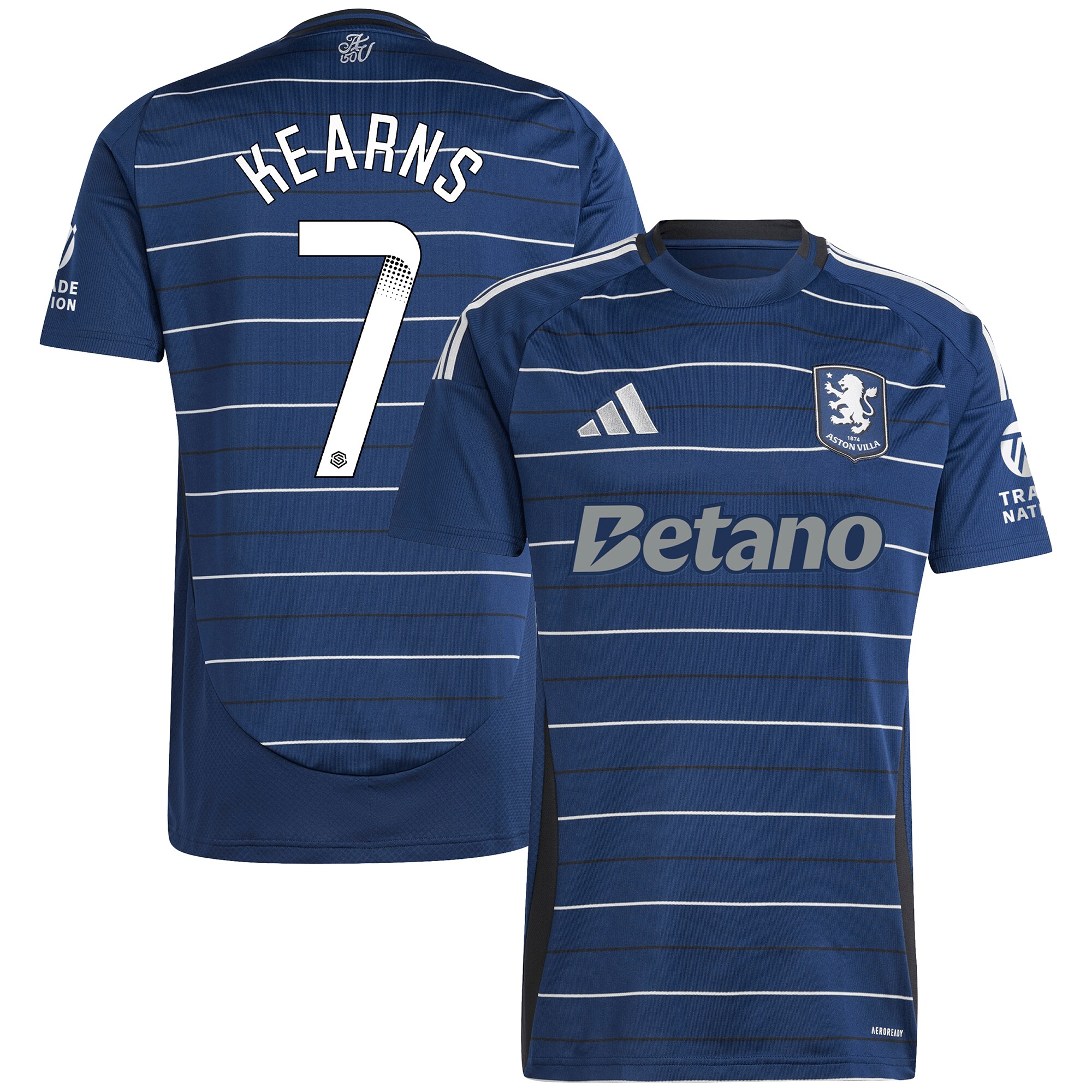 aston villa wsl adidas third shirt 2024-25 with kearns 7 printing Collection - Official Aston Villa Shirts & Jerseys