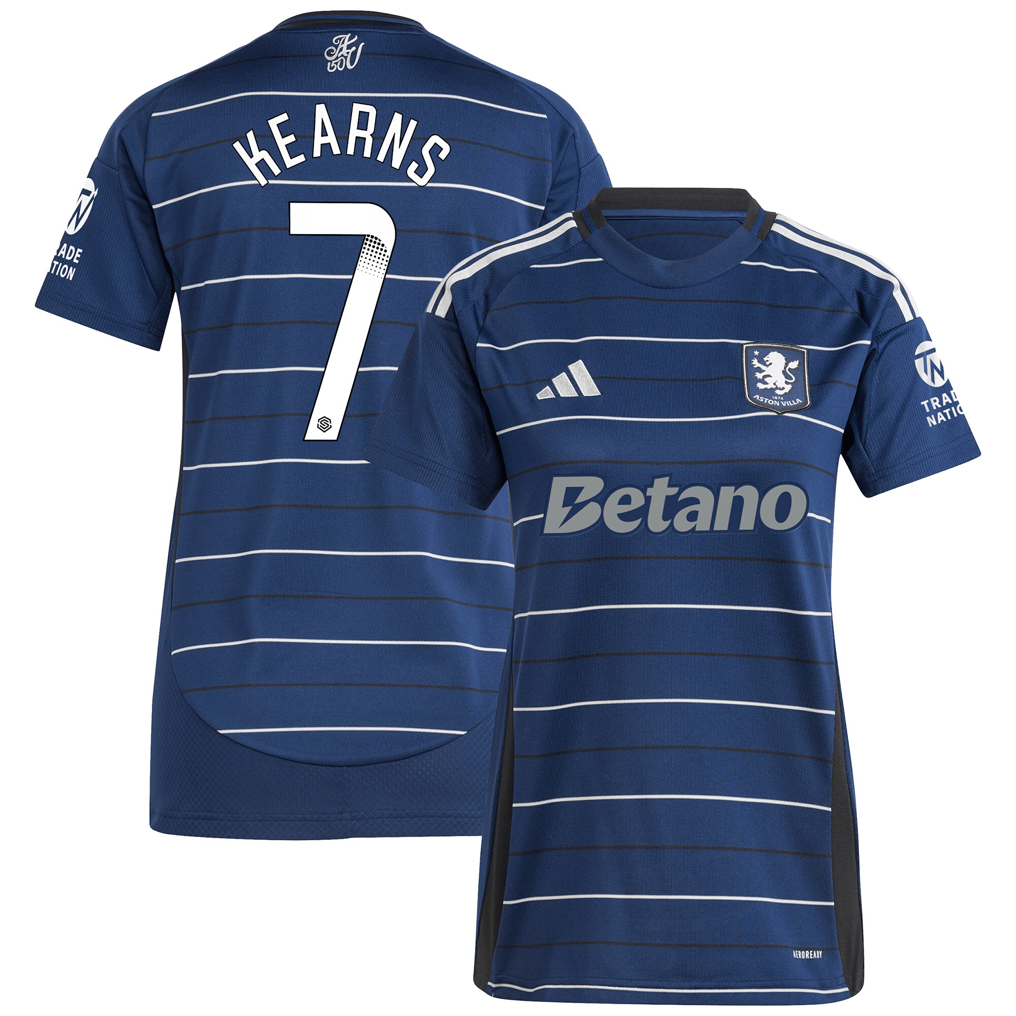 aston villa wsl adidas third shirt 2024-25 – womens with kearns 7 printing Collection - Official Aston Villa Shirts & Jerseys