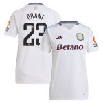 aston villa wsl away shirt 2024-25 – womens with grant 23 printing Collection - Official Aston Villa Shirts & Jerseys