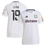 aston villa wsl away shirt 2024-25 – womens with leon 19 printing Collection - Official Aston Villa Shirts & Jerseys
